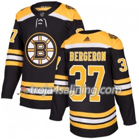 Boston Bruins tröja Patrice Bergeron 37 Adidas 2017-2018 Svart Authentic - NHL Tröjor Herr
